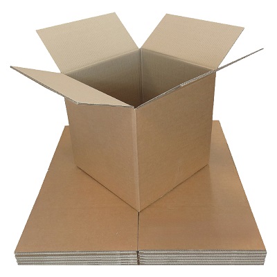 180 x Double Wall Storage Packing Boxes 16"x16"x16"
